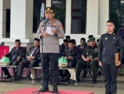 Wakapolres Enrekang Komandan Upacara Peringatan Hari Kebangkitan Nasional ke-116 di Enrekang