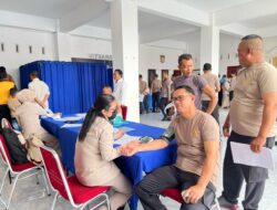 Rikkes Berkala T.A 2024: Polres Sidrap Fokus pada Kesehatan dan Kebugaran Personil