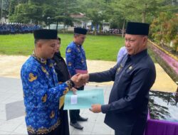 Pj Bupati H Baba Serahkan SK untuk CPNS dan PPPK Formasi 2023