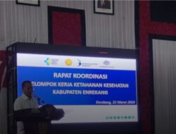 Pj Bupati Menghadiri Rapat Koordinasi Kelompok Kerja Ketahanan Kesehatan Tingkat Kab Enrekang
