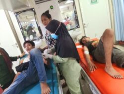 Gangster Kembali Berulah,Dua Warga Dibacok