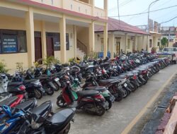 40 Sepeda Motor Pelanggar Dikandangkan Satlantas Polres Sidrap