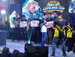 Ratusan Peserta Meriahkan Turnamen Kapolres Cup Esport 2024 Sambut Hari Bhayangkara ke 78