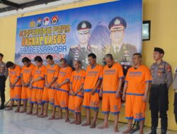 9 Tersangka Pengedar Sabu diringkus Polisi, Sebagian Besar Residivis