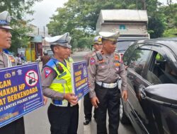 Edukasi untuk Tingkatkan Kesadaran Berlalu Lintas, Polres Sidrap Manfaatkan Papan Bicara