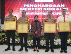 Polresta Sidoarjo Diganjar Penghargaan dari Menteri Sosial, Ini Prestasinya !