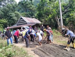 Inisiatif Sendiri Masyarakat Desa, Kerusakan Akses Jalan Tanatoro-Betao Riase Sidrap Teratasi