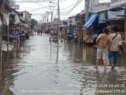 Lagi-lagi, Perumahan Villa Kencana Cikarang Terendam Bencana Banjir