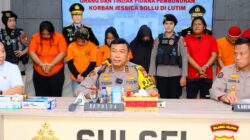 Kapolda Sulsel Pimpin Konferensi Pers Kasus Perdagangan Orang dan Pembunuhan di Luwu Timur