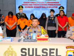 Kapolda Sulsel Pimpin Konferensi Pers Kasus Perdagangan Orang dan Pembunuhan di Luwu Timur