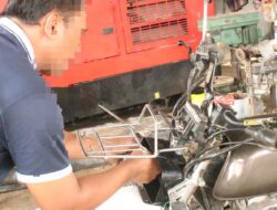 Wujudkan Insan yang Mandiri, Lapas Banjarmasin Berikan Pembinaan Body Repair