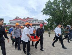 Agar Tak Panik, Pj Bupati dan Ketua DPRD Konawe Gelar Simulasi Evakuasi Bencana Gempa Bumi