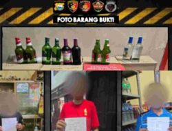 Gempur Miras Ilegal! Polres Sidrap Sita Ratusan Botol dalam Operasi Pekat 2025