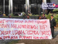 Demo Di KPK : Segera Periksa Bupati Konawe Terkait IUP PT.MUS