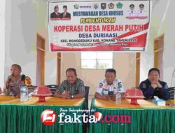 Musyawarah Khusus Pembentukan Koperasi Merah Putih Digelar di Desa Duriaasi, Kecamatan Wonggeduku