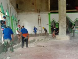 Kerja Bakti Pembangunan Masjid Nurul Hidayah Desa Puulemo Wujud Gotong Royong Warga
