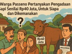 Pengadaan Sapi Senilai Rp40 Juta di 2024, Warga Passeno Pertanyakan Sapinya Lari Kemana?