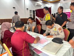 Dukung Tugas Prima, Polres Sidrap Laksanakan Pemeriksaan Rutin Kesehatan Anggota