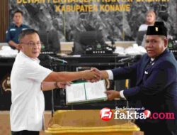Pemda Konawe Terima Hasil Kajian Ranwal RPJMD 2025–2029 dari DPRD dalam Rapat Paripurna