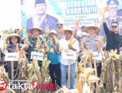 Sinergi Kapolres, Bupati, dan Forkopimda Sidrap Sukseskan Panen Raya Virtual Bersama Presiden