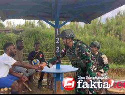 Satgas Yonif 521/DY Melaksanakan Anjangsana kepada Tokoh Masyarakat Di Distrik Kobagma Kabupaten Mamberamo Tengah
