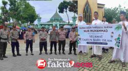 Polres Sidrap Bersama Jajaran Polsek Amankan Pawai Tahun Baru Islam 1 Muharram 1447 H