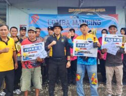 Peringati HUT Bhayangkara ke-79, Polsek Gunung Anyar Gelar Lomba Mancing sebagai Wujud Kedekatan Polri dengan Masyarakat