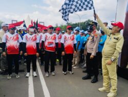 Gerak Jalan 17 Km Konawe: Start Diterpa Terik, Finish Disambut Rintik Hujan