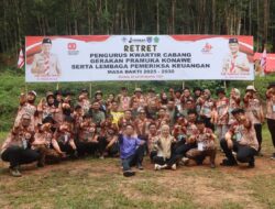 Retreat Pramuka Konawe Resmi Ditutup, Api Unggun Jadi Simbol Persaudaraan