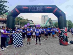 Kapolsek Gunung Anyar Membuka Acara Lari Gembira Fun Run 5K & 10K Jatim Series 1 Surabaya