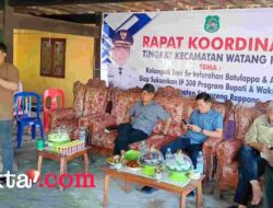 Rakor IP300 di Watang Pulu, Pemkab Dorong Swasembada Pangan dan Kesejahteraan Petani