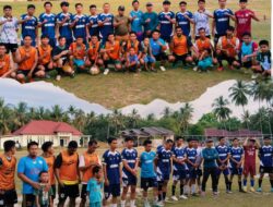 Kades Tongalino Buka Laga Persahabatan Antara TATO FC vs TAWON FC, Dukung Lahirnya Talenta Sepak Bola Muda Konawe Utara