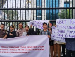 PERMAK Kembali Demo Kejati Sumut Desak Tangkap Mantan Pj Bupati Langkat Kasus Smartboard