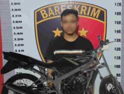 Resmob Polres Sidrap Bekuk Pelaku Curanmor Ninja di Wattang Sidenreng