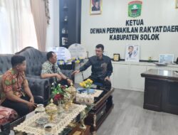 Ketua DPRD Kabupaten Solok Diskusi dengan Kepala BNN, Bahas Penanggulangan Narkoba