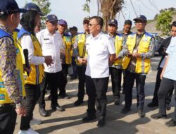 Wabup Konawe Dampingi Wamen PUPR Tinjau Bendungan Ameroro di Kecamatan Uepai