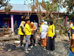 Golkar Sidrap Sambangi Korban Kebakaran di Passeno