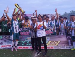Patra Cup I di Baranti Sukses Digelar, Bupati Sidrap Apresiasi Pelaksana Turnamen