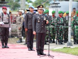 Kenang Jasa Pahlawan, Kapolres Sidrap Pimpin Upacara Tabur Bunga di TMP Mario