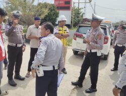 Kasat Lantas Konawe Pimpin Survei Lapangan Cegah Kecelakaan di Jalur Vital