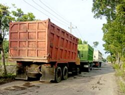 Keluhan Tak Dianggap, Truk Pasir Justru Makin Beringas di Jalan Desa Kemamang, Pemdes Hanya Diam