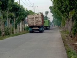 Warga Geram, Truk Pasir Setor ke Rumah Kades Suwaloh Bikin Jalan dan Jembatan Rusak