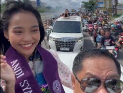 Andi Syaqirah DA7 Pulang Kampung, Warga Sulsel Sambut di Bandara hingga Sidrap