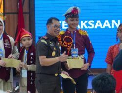 Diwakili Pelajar SMPN 1 Pangsid, Sidrap Raih Juara II Parade Defile pada Hakordia GALAKSI 2025