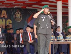 Pesan Jenderal Soedirman Menggema Saat Upacara Hari Juang TNI AD 2025 di Sidrap
