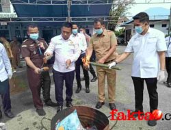 Kejari Konawe Musnahkan Barang Bukti dari 42 Perkara, Didominasi Kasus Narkotika