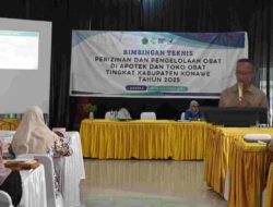 Dinkes Konawe Gelar Bimtek Perizinan dan pengelolaan obat Untuk Apotek dan TOKO OBAT