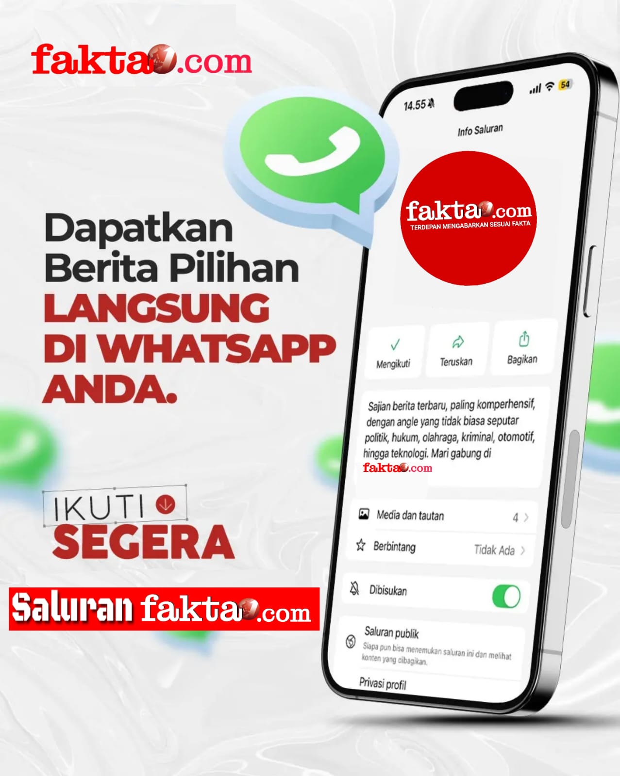 Banner Promosi WhatsApp Channel