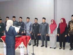 Enam Pejabat Pimpinan Tinggi Pratama Dilantik, Pemkab Sidrap Dorong Kinerja Lebih Profesional