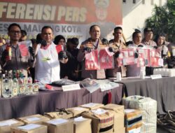 Kapolresta Malang Apresiasi Kinerja Jajaran Satresnarkoba Dinilai Mampu Ungkap Kasus Besar